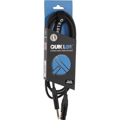 Quik-Lok ITST/FJS-2 B XLR Female/Jack Stereo 6.3 2 mt image 3