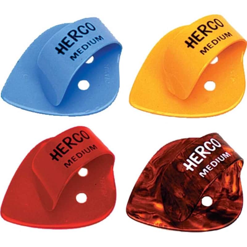 Dunlop HE113 Herco Heavy Flat/Thumbpicks (24-Pack) image 2