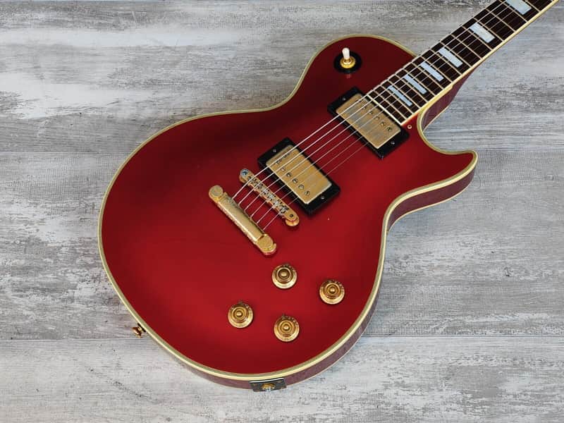 1991 Burny Japan RLC-60 Custom Order Les Paul Custom (Candy Apple
