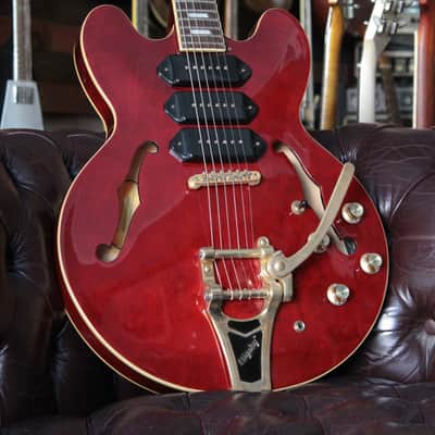 Epiphone Riviera Custom P93 2015 - Wine Red image 1