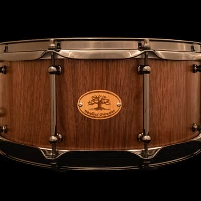 Woodland Percussion 14x6" Walnut Stave Snare Drum image 1