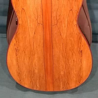 Cordoba Mini SM-CE Nylon Acoustic-Electric -- solid Cedar/Spalted Maple -- w/ Cordoba bag image 4