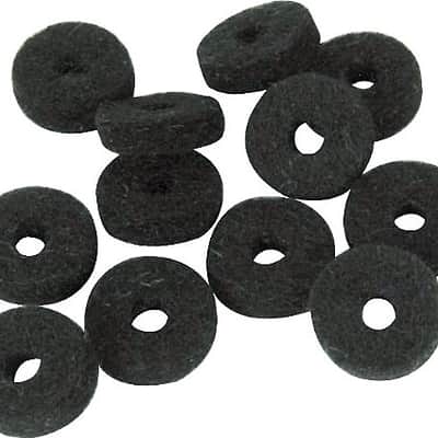Genuine Fender Original Strap Button Black Felt Washers - Package of 12