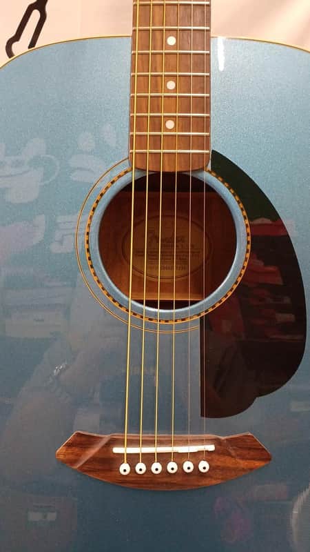 Fender Sonoran S LPB Acoustic Guitar Blue Used | Reverb Canada