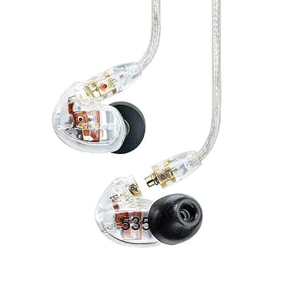 Shure SE535-CL Sound Iso Triple Driver Earphone - Clear image 2