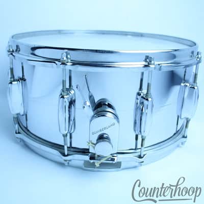 *Slingerland 14x6.5"Brass Gene Krupa COB Snare Drum 10Lug Vintage 70s USA No.133 image 4