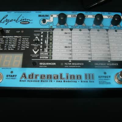 Roger Linn AdrenaLinn III Blue 2010s | Reverb