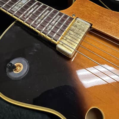 Ibanez GB10JS George Benson Signature  Electric Guitar – Vintage Sunburst – Johnny Smith Pickup – OHSC image 4