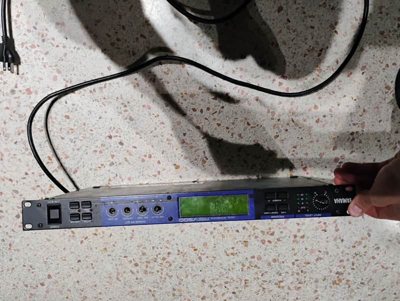 Yamaha REV500 Digital Reverberator 1990s - Black image 1