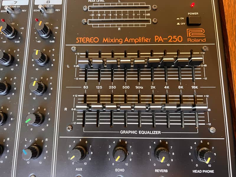 Roland PA 250 - Analog Stereo Mixing Amplifier | Reverb Slovakia