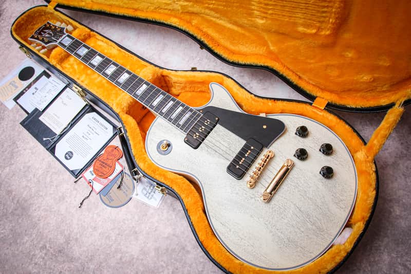 GIBSON USA Custom Shop Historic '54 Dealer Select Les Paul Custom VOS "TV White + Ebony" (2026) image 1