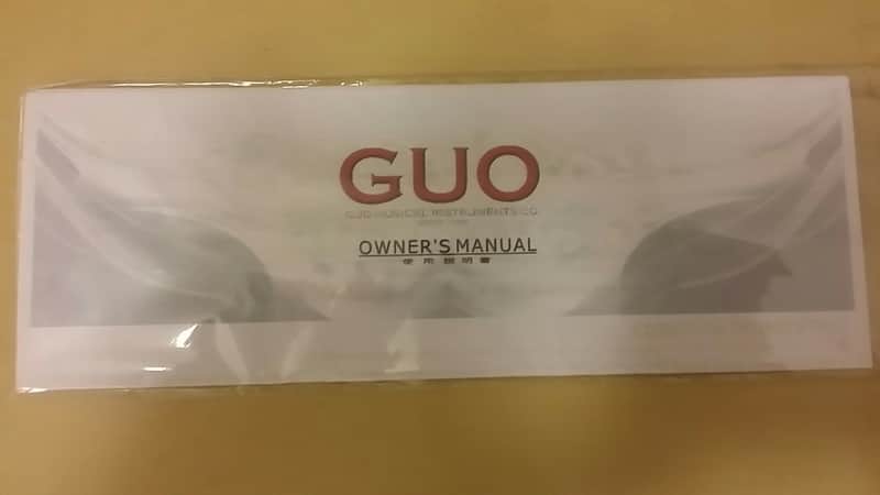 NEW Guo Musical Instruments Co Owner's Manual and Production Guarantee Card for Grenaditte C Flute