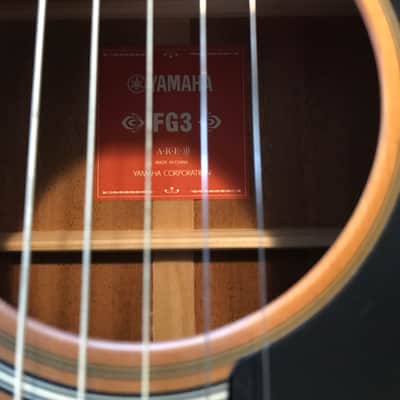 Yamaha FG3 2024 - Natural Mahogany image 9