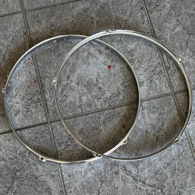 16" Drum Hoop – 5-Lug – Chrome Steel – Set of 2 image 2