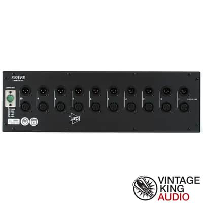 API 500VPR 3U Vertical 10-Slot 500 Series Rack with Tri-Polar PSU image 5