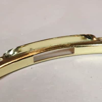 World Max 14" Brass Plated Steel Snare Side hoop 8 lug #2 image 11