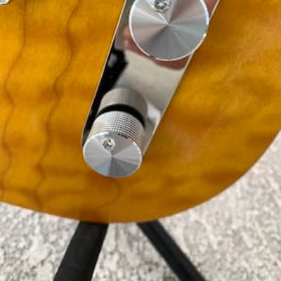 Tone Stone Guitars Quilted Maple and Diamond 2024 - Lemon Lollipop Dripp image 11