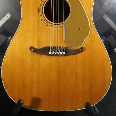 Fender Wildwood II 66 - 71 - Natural Dreadnought Acoustic w/ Hard Case image 5