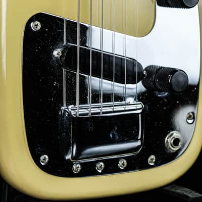 1971 Fender Champ Lap Steel yellowed white image 6