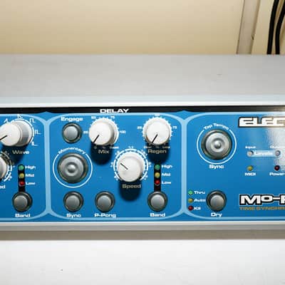 Electrix Mo-FX Time Synchronized Effects Unit 2000s - Blue image 3
