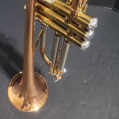 Getzen SUPER DELUXE TRUMPET -Copra -COPPER-BELL , Mouthpiece 3 Mutes & Original Case image 5