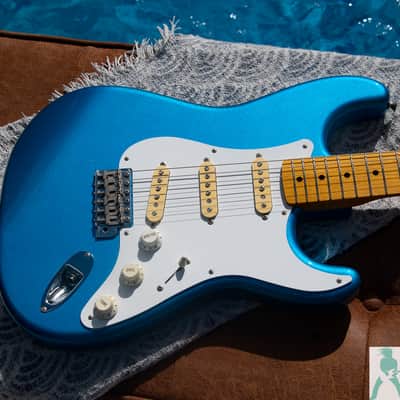 2010 Fender ST-57 Stratocaster Reissue MIJ -Limited Edition Lake Placid Blue Finish - Pro Set Up w Perfect Frets/Action/intonation! image 18