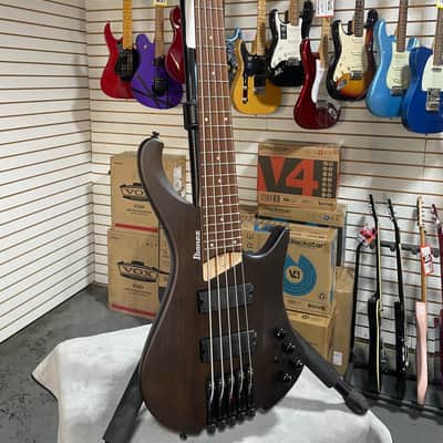 Ibanez Bass Workshop EHB605 Electric Bass Guitar - Walnut Flat & PLEK*D #857 image 4