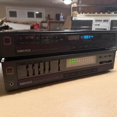 Nikko NA-40 Integrated Amplifier & NT-40 AM FM Stereo Tuner Serviced V Rare 🔥🎶 image 4