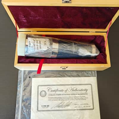 Sterling Audio ST6050 Allen Sides Ocean Way Signature Edition Large Diaphragm Cardioid FET Condenser Microphone 2010s - Blue image 5