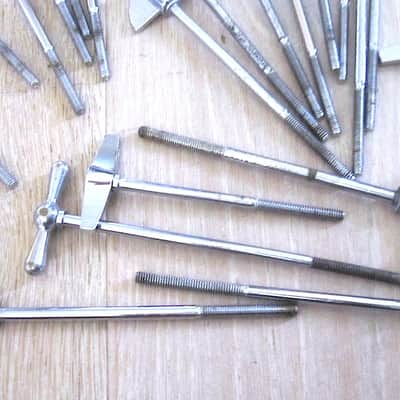 Bass Drum T-Rods Lot of 54 - Vintage image 3
