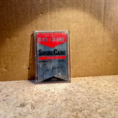 Roland Roland D-50 / D-550 Voice ROM Data Card Metra Sound SIMON STOCKHAUSEN SET • Ultra RARE • Warranty 1985
