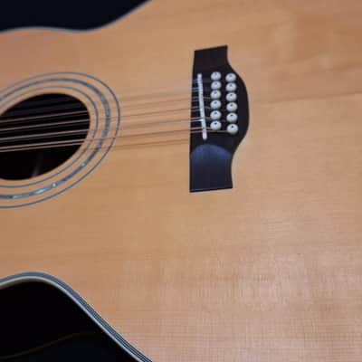 Sakura Super Jumbo 12 String - Natural Gloss-Nice! image 3