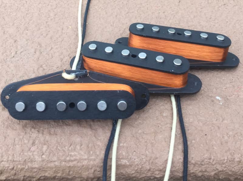 Hand Wound Stratocaster Pickups Set-2/5 Alnico-Handwound Strat-Tone Hatch-Alnico 2 and 5 image 1