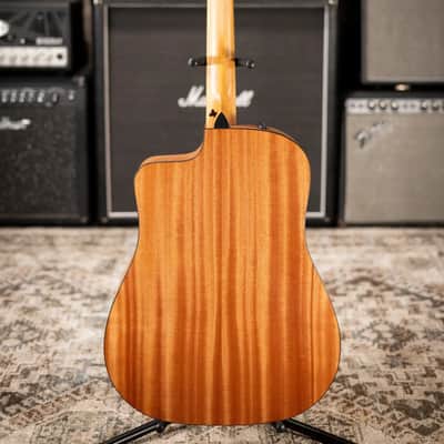 Taylor 110ce Dreadnought Acoustic/Electric Guitar - Solid Torrefield Spruce with Gig Bag - Factory Demo image 7