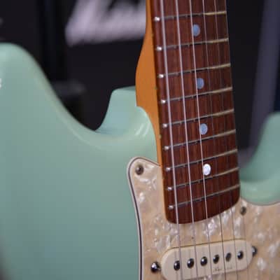 Fender Custom Shop Cyclone Aged Daphne Blue USA 2002 image 6