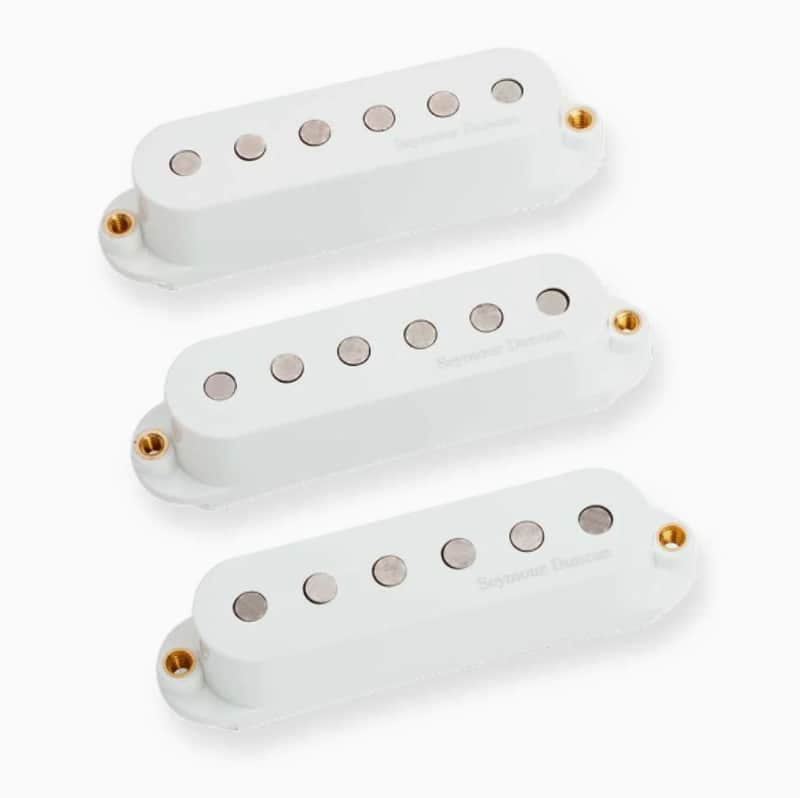 Seymour Duncan LW-CS2s LiveWire II Classic Strat Pickup Set 2010s - White image 1