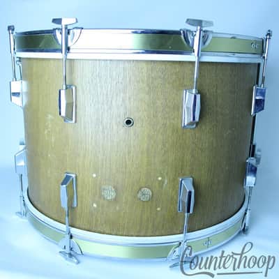 *Pearl 22x14" Export Bass Drum Natural Mahogany Vintage 80s Made In Japan 8-Lugs image 2