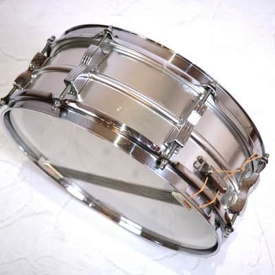 Ludwig Ludwig 1960s Acrolite Radick 14h x 5h Aluminum Snare Drum (08/31) image 5