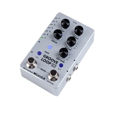 Mooer Groove Loop X2 Stereo Looper With 14 Save Slots Drum Machine Pedal 121 Different Drum,price include the import duty for US buyer image 3