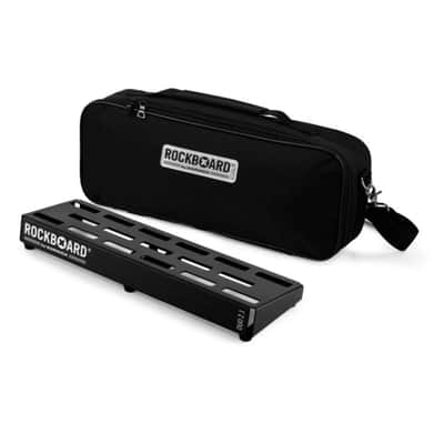 Rockboard DUO 2.1 B with Gigbag - Pedalboard for Guitars image 1