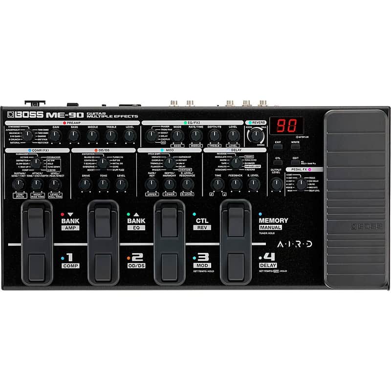 BOSS ME-90 Guitar Multi-Effects Pedal Regular Black image 1