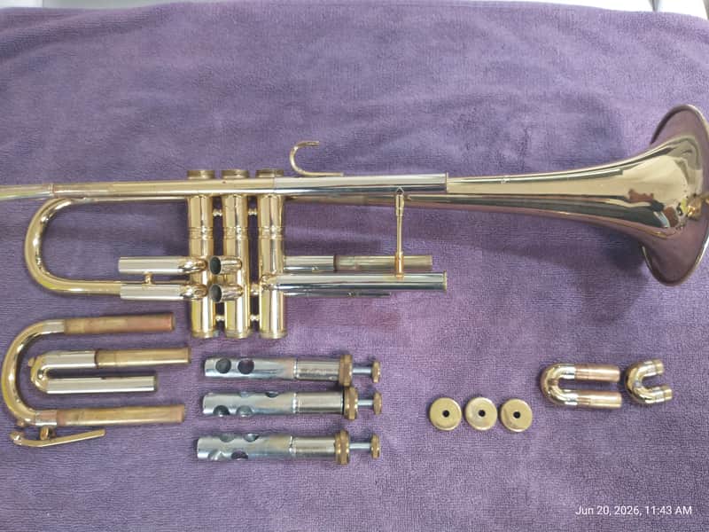 York trumpet   made in Austria by Schreiber & Keilwerth image 1