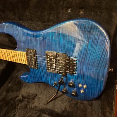 Kiesel Jason Becker JB200C Bluey Left Handed Electric Guitar w Case image 2