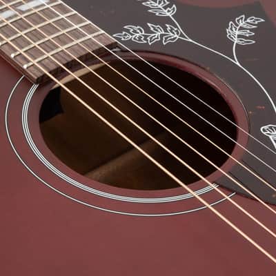 Gibson Hummingbird Special Acoustic-Electric - Satin Wine Red image 8