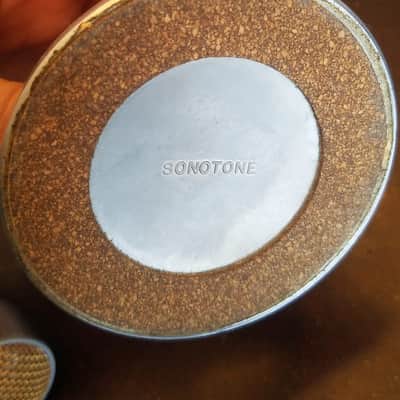 Sonotone CM-11 Space-age Ceramic Hi-Z Mic with stand 1960s Brushed Stainless image 8