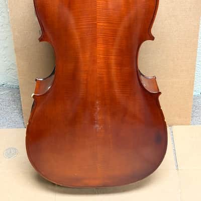 Yamaha VC3 4/4 Cello Outfit 2014 - Natural Poly Varnish (w/ Gig Bag & Bow) image 15