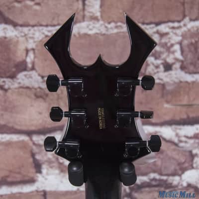 B.C. Rich Deluxe Series Warlock Electric Guitar Black MIK image 7