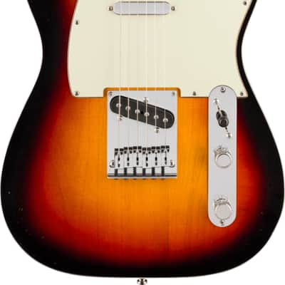 Fender American Ultra Luxe Vintage '60s Telecaster Custom Electric Guitar, Rosewood Fingerboard, 3-Color Sunburst image 1