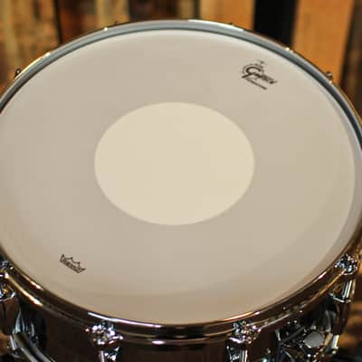Gretsch 6.5x14 USA Custom Chrome Over Brass Snare Drum - G4164 image 4
