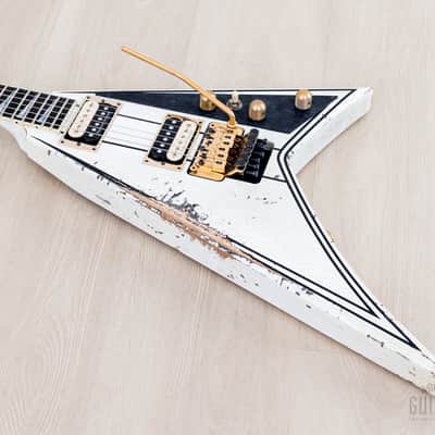 2025 Jackson USA Custom Shop Special Edition Randy Rhoads RR-2H FR Snow White Heavy Relic, Mint w/ Case, Tags image 10